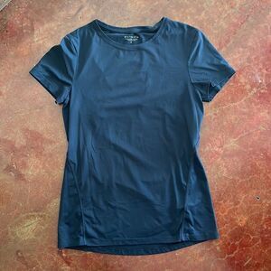 Athleta Short Sleeve Top, Small, Dark Navy